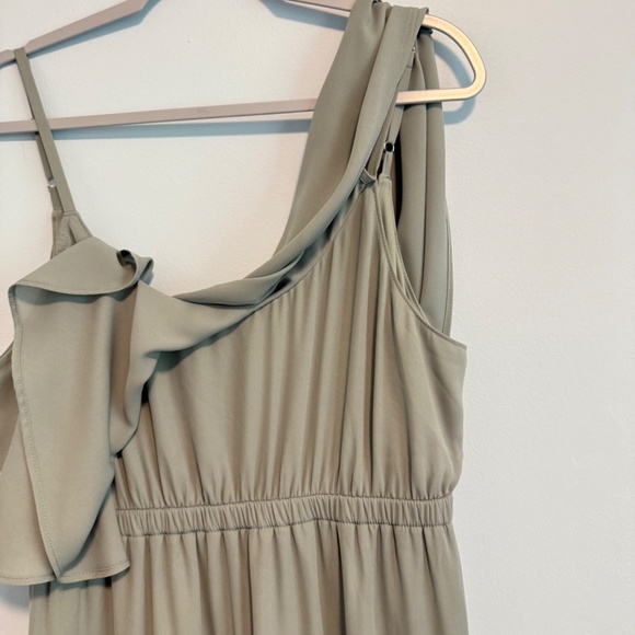 Show me your mumu Caitlin size XL chiffon cold shoulder party maxi dress - Picture 4 of 11